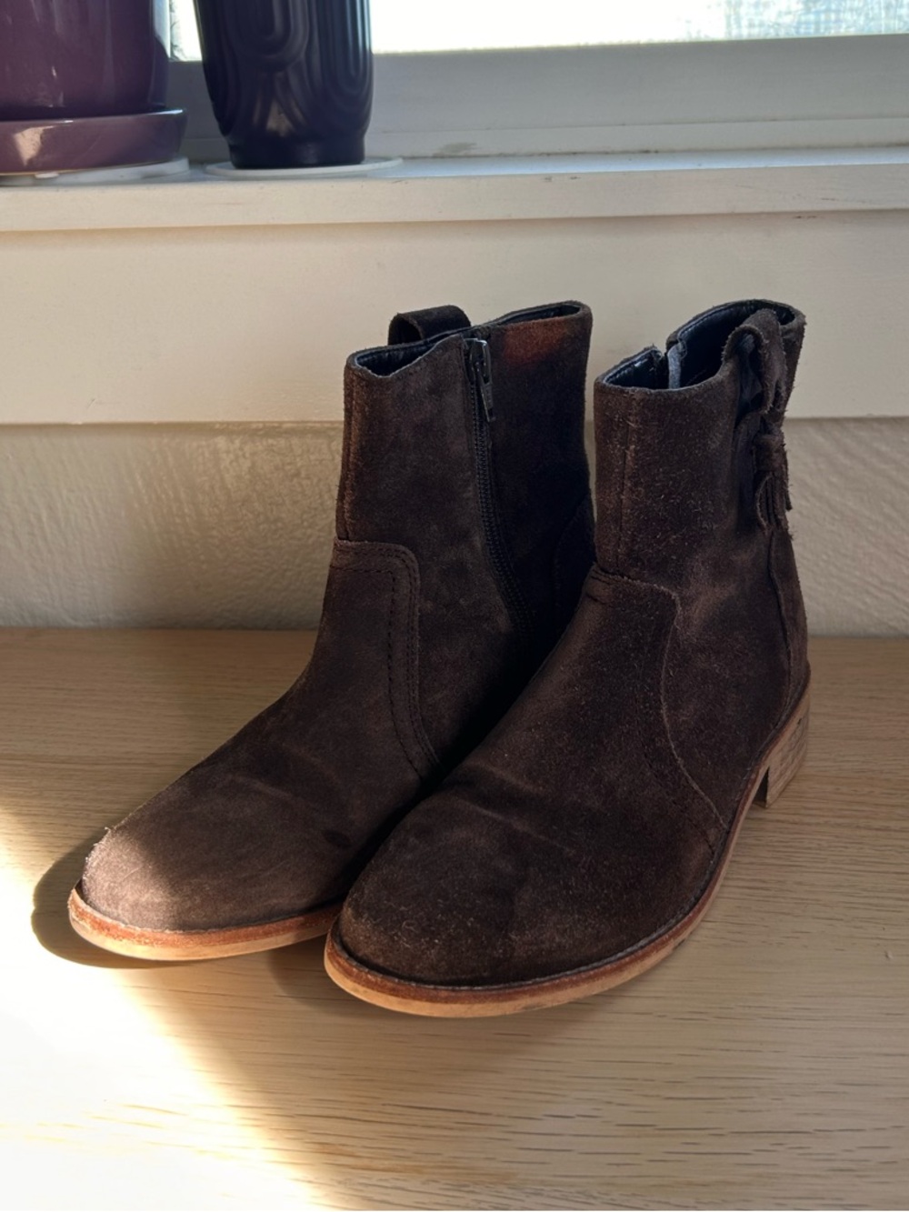 Crevo Brown Suede Ankle Boot